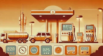 Какие контрольно-измерительные приборы используются на АЗС?